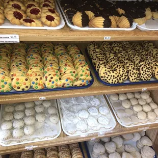a variety of baked goods