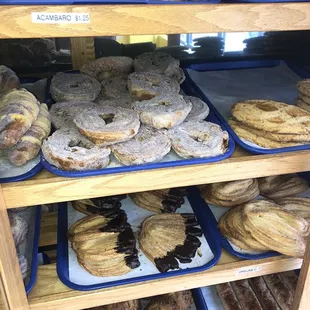 a variety of baked goods