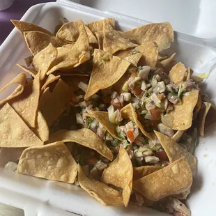 Tostadas de Ceviche