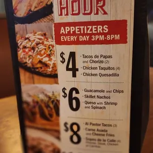 They have a really good happy hour and times allow for people to go after work comfortably.