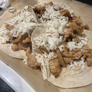 Chicken tacos