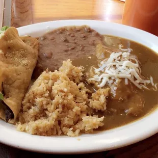 a plate of food