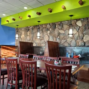 tables and chairs