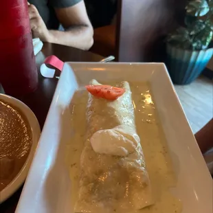 a plate of food