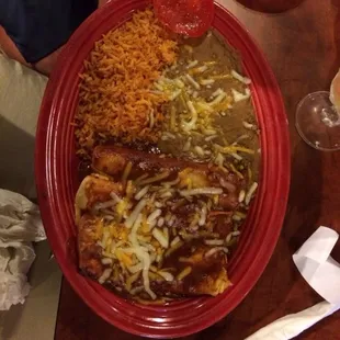 a plate of food