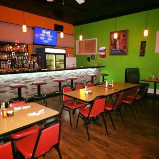tables and chairs