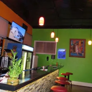 sushi and sashimi, interior