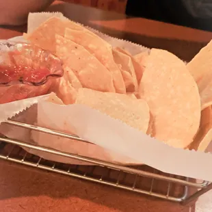 Unlimited chips and salsa