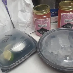 Prickly Pear Margaritas (supply your own tequila)