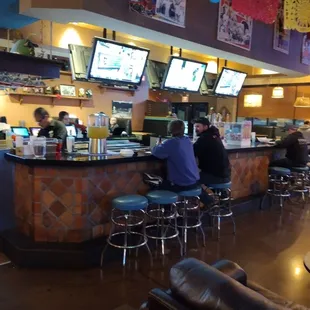 Bar area.
