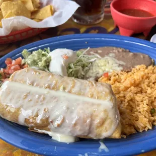 Vegetarian chimichanga, worth the 1 hour drive