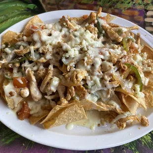 Chicken Fajita Nachos