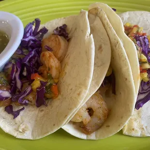 Shrimp tacos - so good
