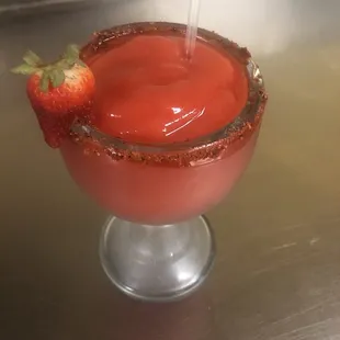 a strawberry margarita