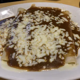 Cheese enchiladas