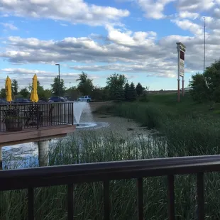 Beautiful scenery from the outdoor seating!