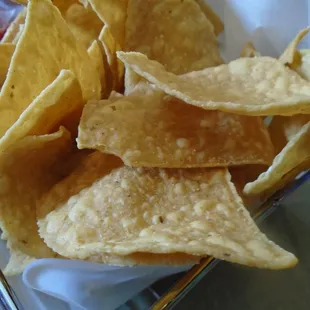 Corn chips, close-up.