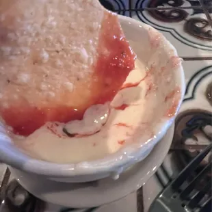 Famous Cheese Sauce &amp; Salsa on a chip!