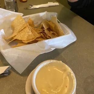 Chips and queso