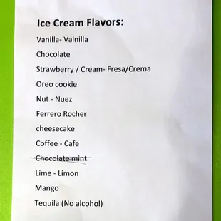 11 Ice Cream Flavors