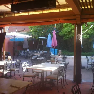 Very nice patio has a nice fountain too :-)
