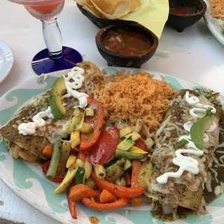 CRAB & SHRIMP ENCHILADAS