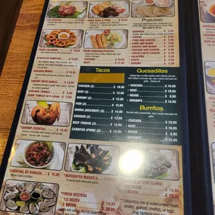 ramen and noodles, menu