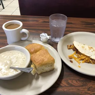 Small breakfast taco with chorizo