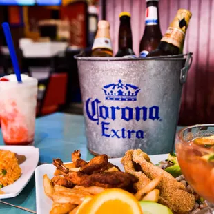 a plate of food on a table