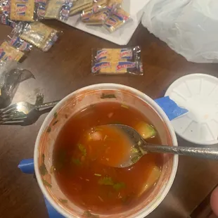 V8 no shrimp not worth 15$