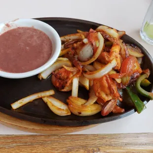 Shrimp(Camarones)  Fajita.