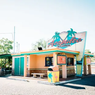 the outside of the building