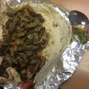 Proof of what was not supposed to be in this burrito.