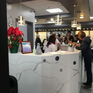 Front Desk- You will be greeted by one of our front desk gals!