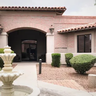 Front view of the office