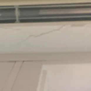 On top of the living room window