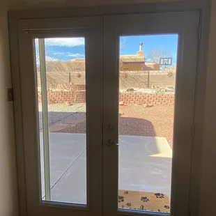 After! I love these new doors!