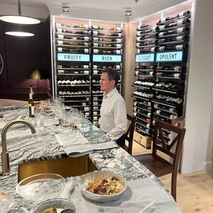 Cool wine bar