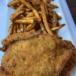 food, fish and chips