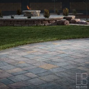 a fire hydrant on a patio