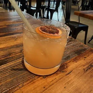 Under the Bridge. Tequila and. Blood orange cocktail