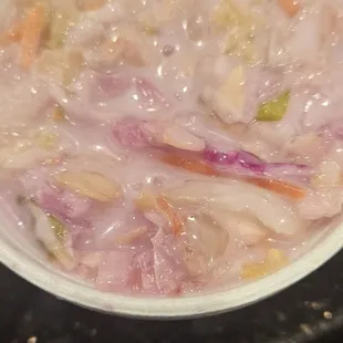 Another pic of Cole slaw (barf)