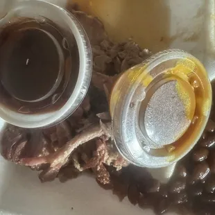 Under the bread ad you see, no meat
