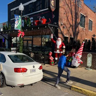 Front of coffee shop