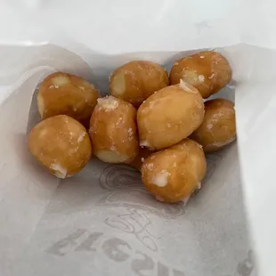 Glazed doughnut holes