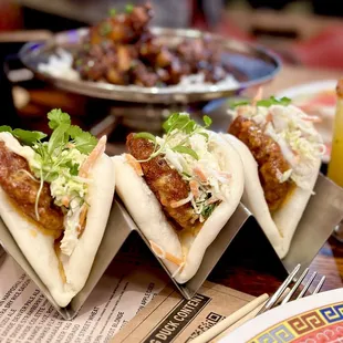 a plate of food on a table