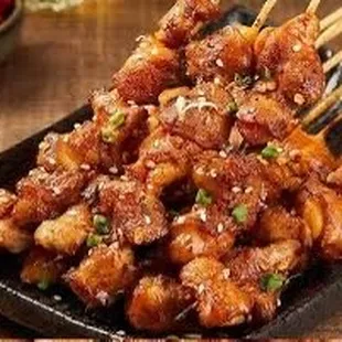 chicken wings and fried chicken, food