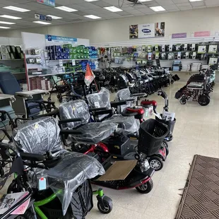 A very large selection is available to purchase.