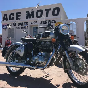 One of our elite Royal Enfields