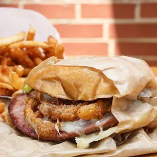 Fried Bologna Sandwich